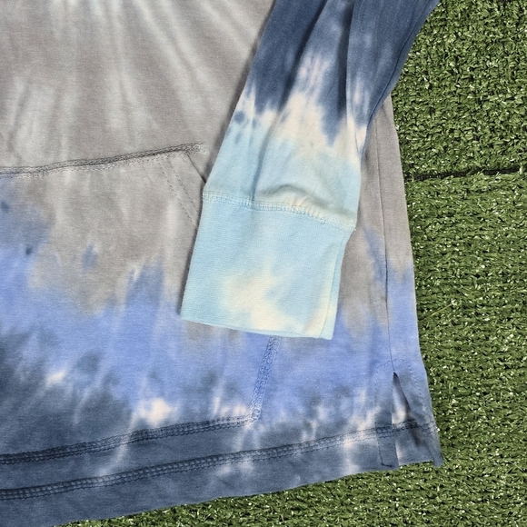 OHIOPYLE | 100% COTTON HOODED TYE DYED LIGHTWEIGHT LONG SLEEVE SHIRT w\ POCKET - Picture 8 of 13